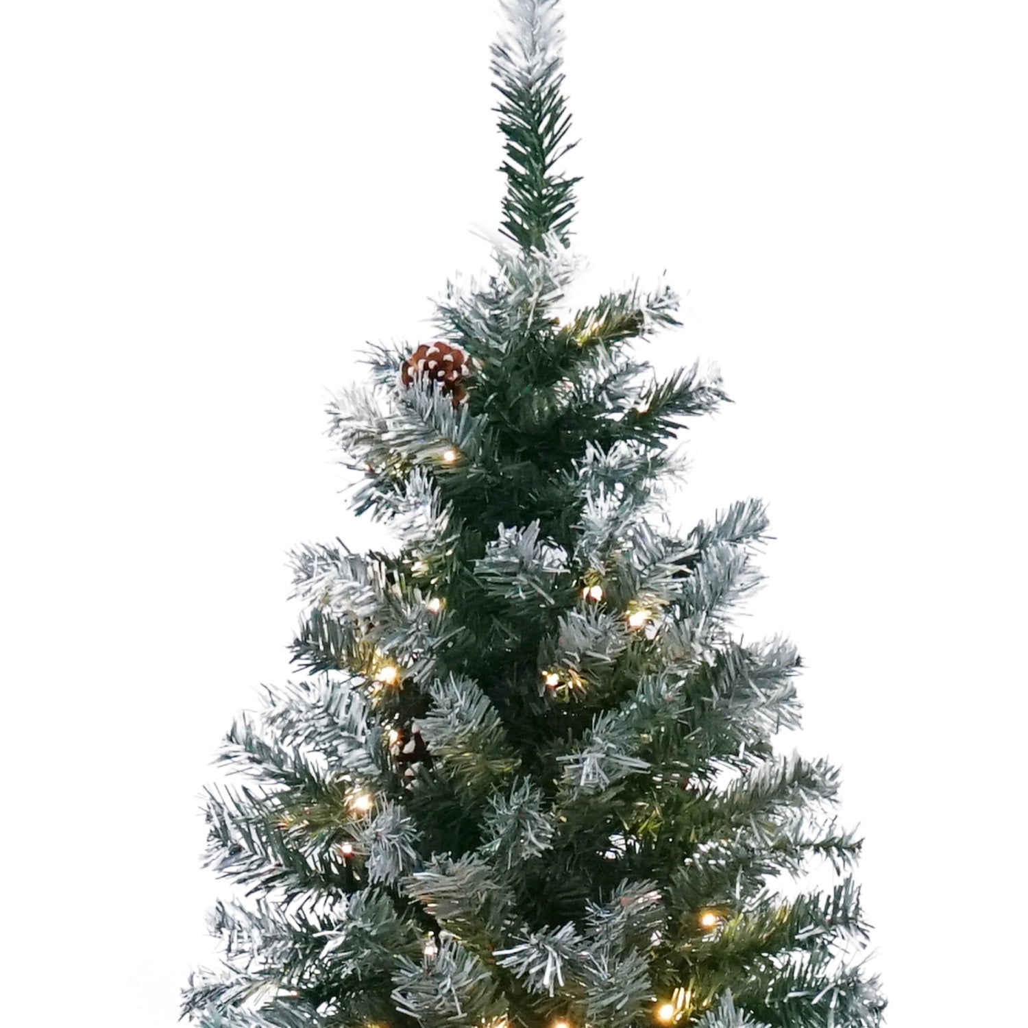 Christabelle 2.4m Pre Lit LED Christmas Tree Decor with Pine Cones Xmas Decorations Occasions > Christmas > Christmas Trees Woofy and Whiskers