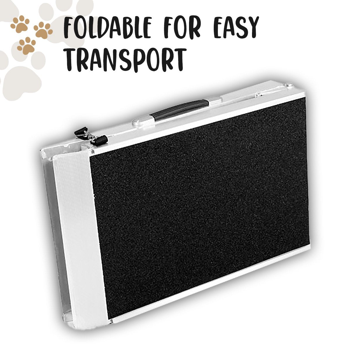 Kartrite Foldable Aluminium Dog Ramp - 183 x 38cm Pet Care > Dog Supplies > Dog Steps & Ramps Woofy and Whiskers