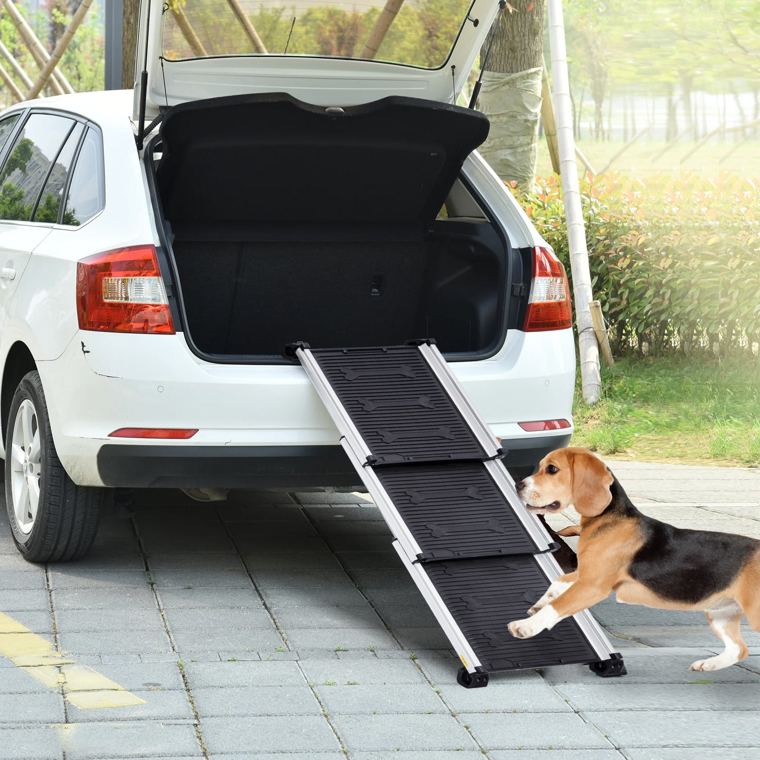 Furtastic Heavy-Duty Aluminium Telescopic Pet Ramp Pet Care > Dog Supplies > Dog Steps & Ramps Woofy and Whiskers