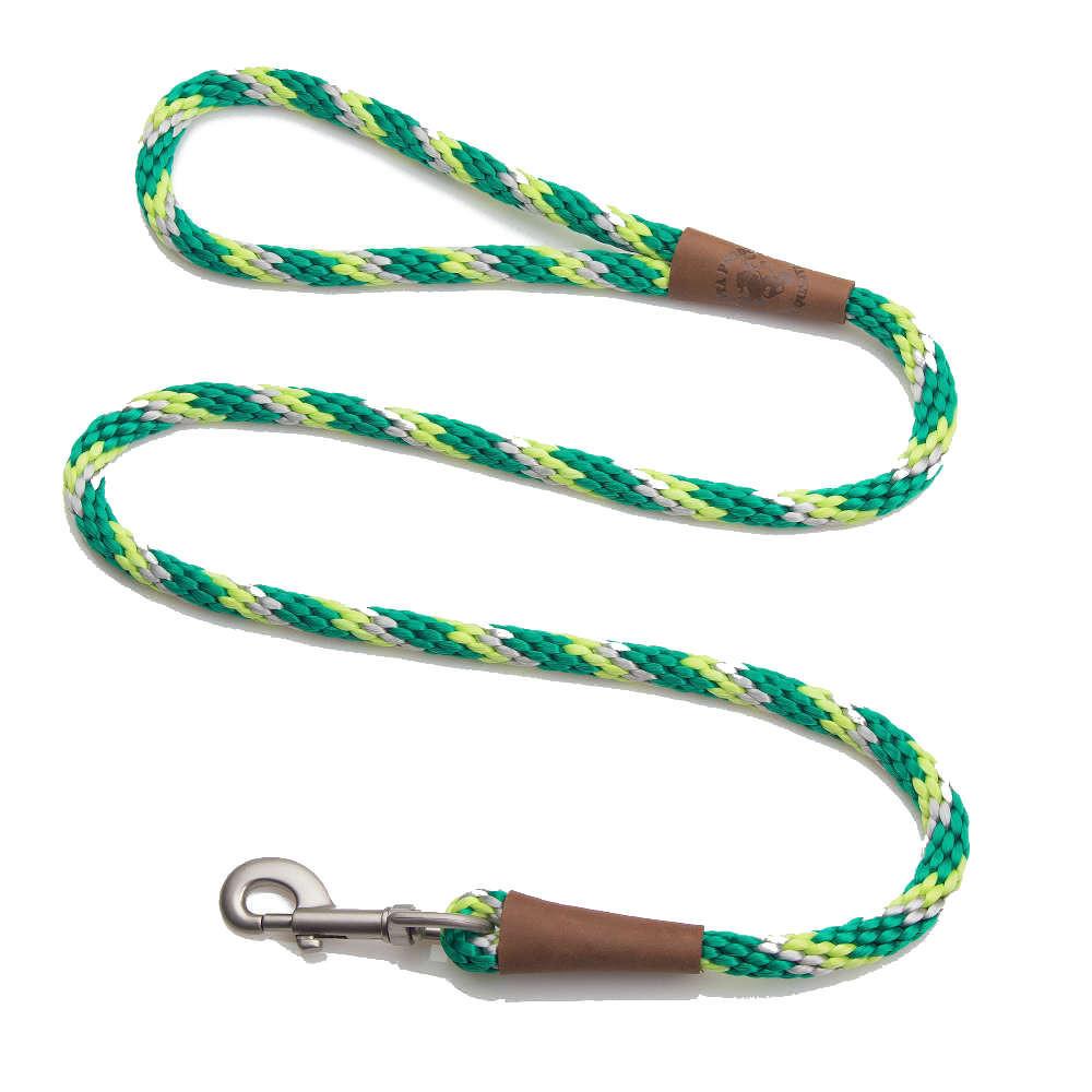 Mendota Clip Leash Small - lengths 3/8in x 4ft(10mm x1.2m) Made in the USA - Tricolour Ivy Pet Care > Dog Supplies > Dog Collars, Leads & Harnesses Mendota
