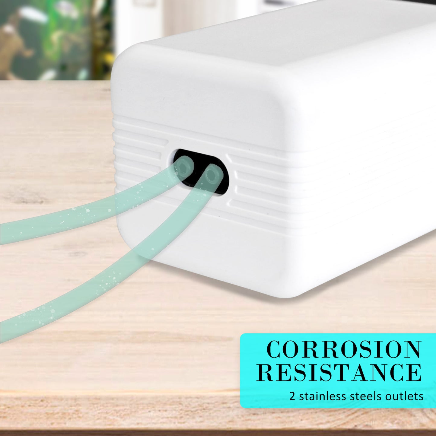 Aquarium Air Pump Oxygen Hydroponic 2 Outlet 180L/H 4W Pet Care > Aquarium > Aquarium Filters & Pumps Dynamic Power
