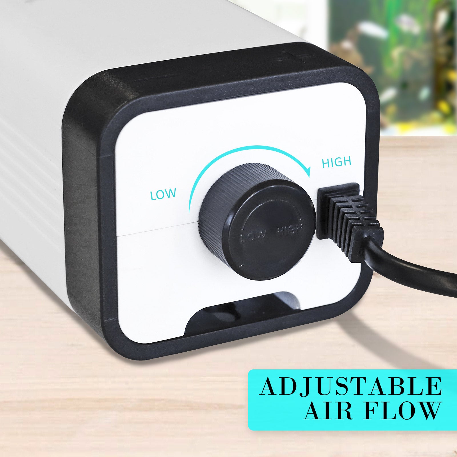 Aquarium Air Pump Oxygen Hydroponic 2 Outlet 180L/H 4W Pet Care > Aquarium > Aquarium Filters & Pumps Dynamic Power