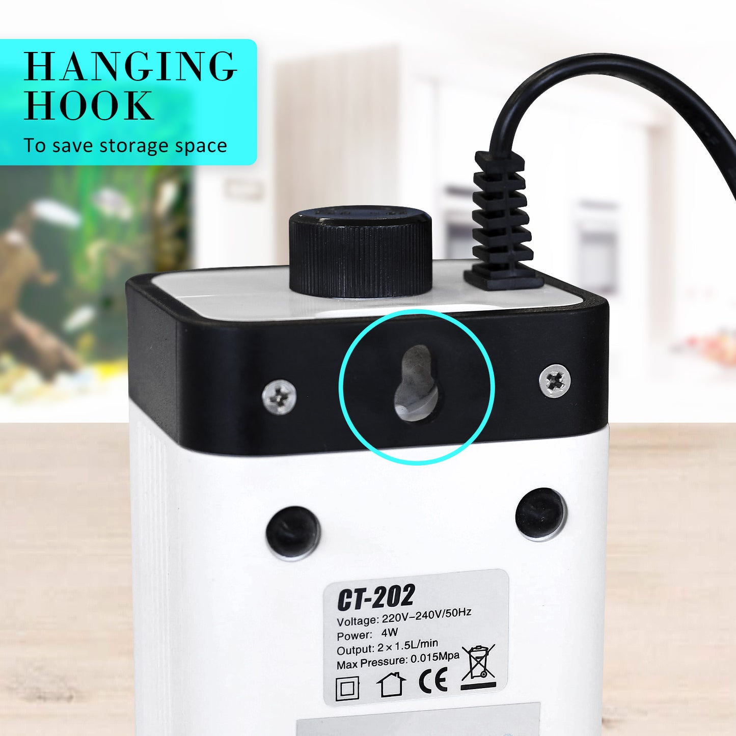 Aquarium Air Pump Oxygen Hydroponic 2 Outlet 180L/H 4W Pet Care > Aquarium > Aquarium Filters & Pumps Dynamic Power