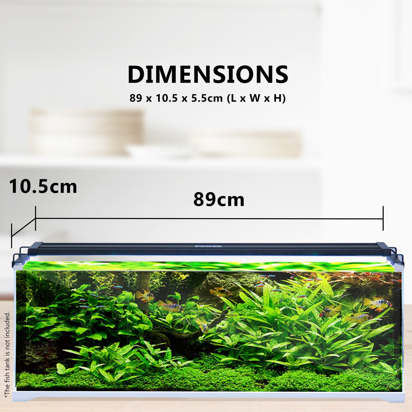 27W Aquarium Blue White LED Light for Tank 95-115cm Pet Care > Aquarium > Aquarium Lighting Dynamic Power