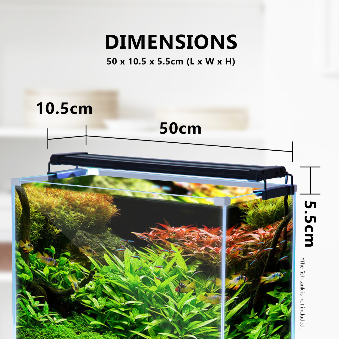 11W Set 2 Aquarium Blue White LED Light for Tank 50-70cm Pet Care > Aquarium > Aquarium Lighting Dynamic Power
