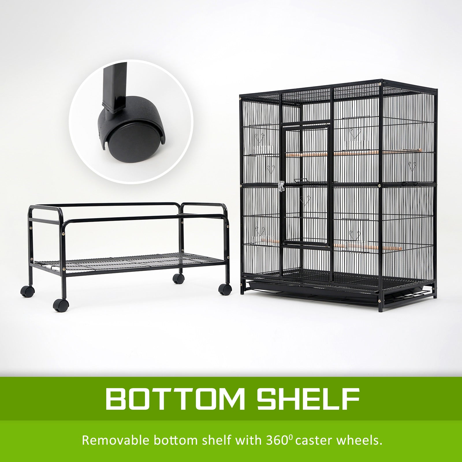 Bird Cage Parrot Aviary MELODY 137cm Pet Care > Bird > Bird Cages & Stands ipet