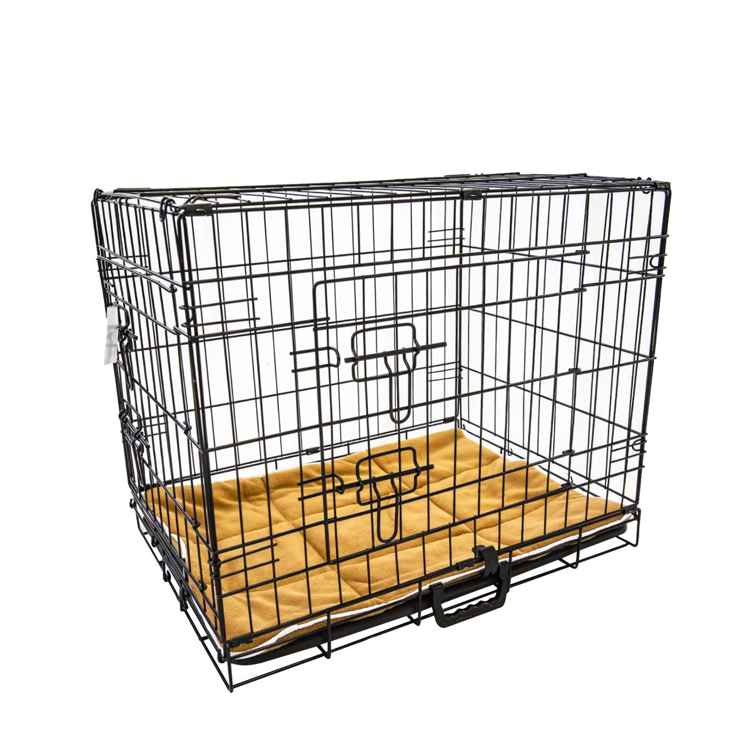 Wire Dog Cage Foldable Crate Kennel 36in withTray + Cushion Mat Combo Pet Care > Dog Supplies > Dog Playpens & Gates Woofy and Whiskers