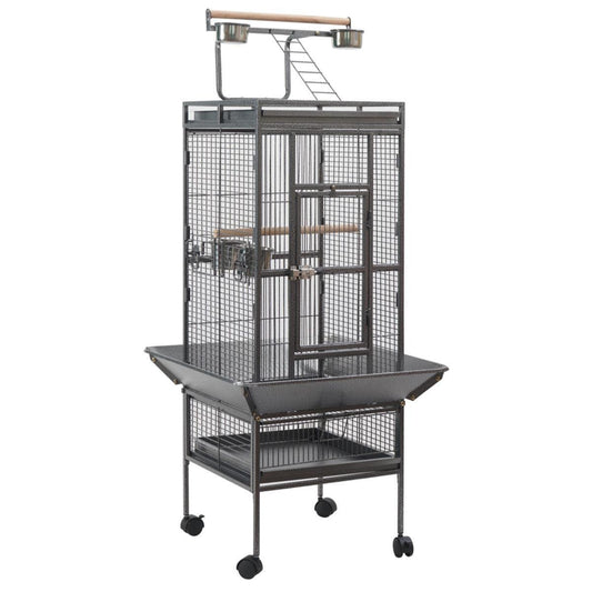 YES4PETS 153 cm Large Bird Budgie Cage Parrot Aviary With Metal Tray and Wheel Pet Care > Bird > Bird Cages & Stands YES4PETS