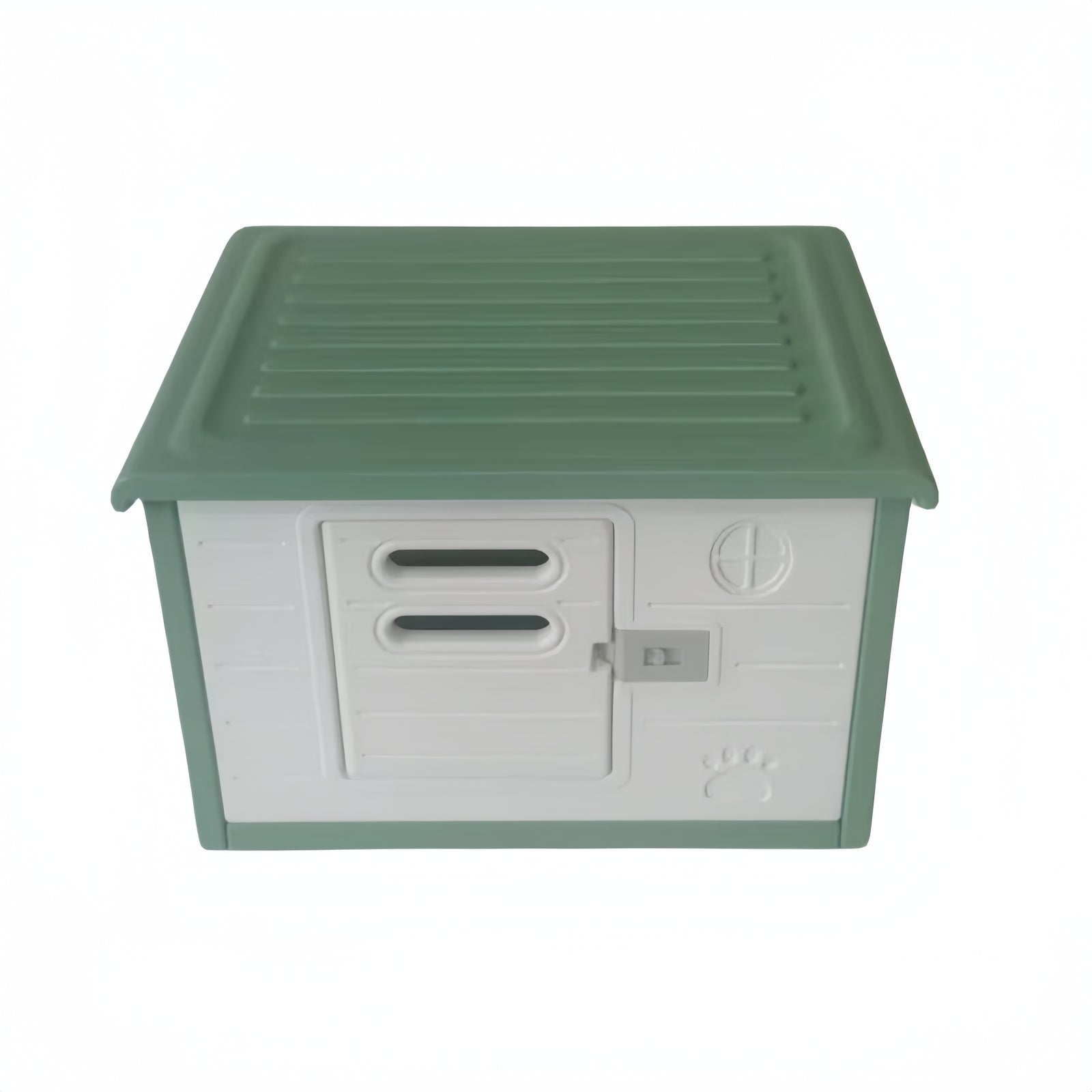 YES4PETS Small Plastic Pet Dog Puppy Cat House Kennel With Door Green Pet Care > Dog Supplies > Dog Kennels Woofy and Whiskers