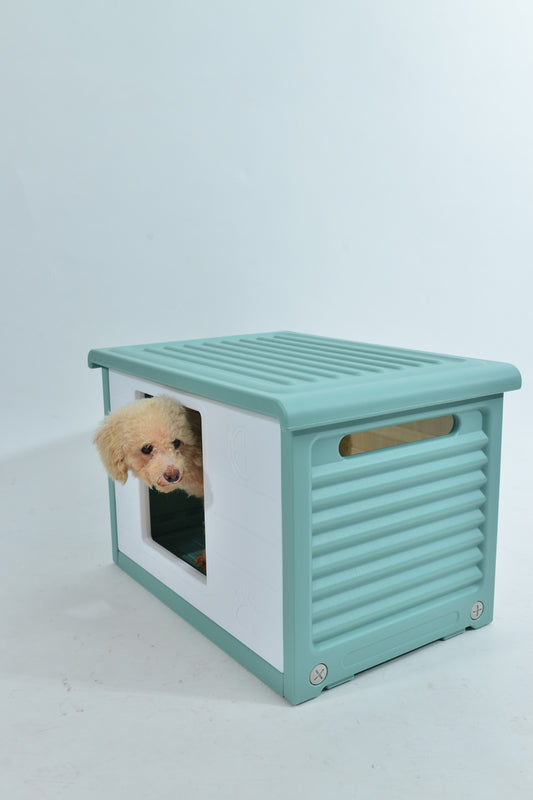 YES4PETS Small Plastic Pet Dog Puppy Cat House Kennel Green Pet Care > Cat Supplies > Cat Furniture Woofy and Whiskers