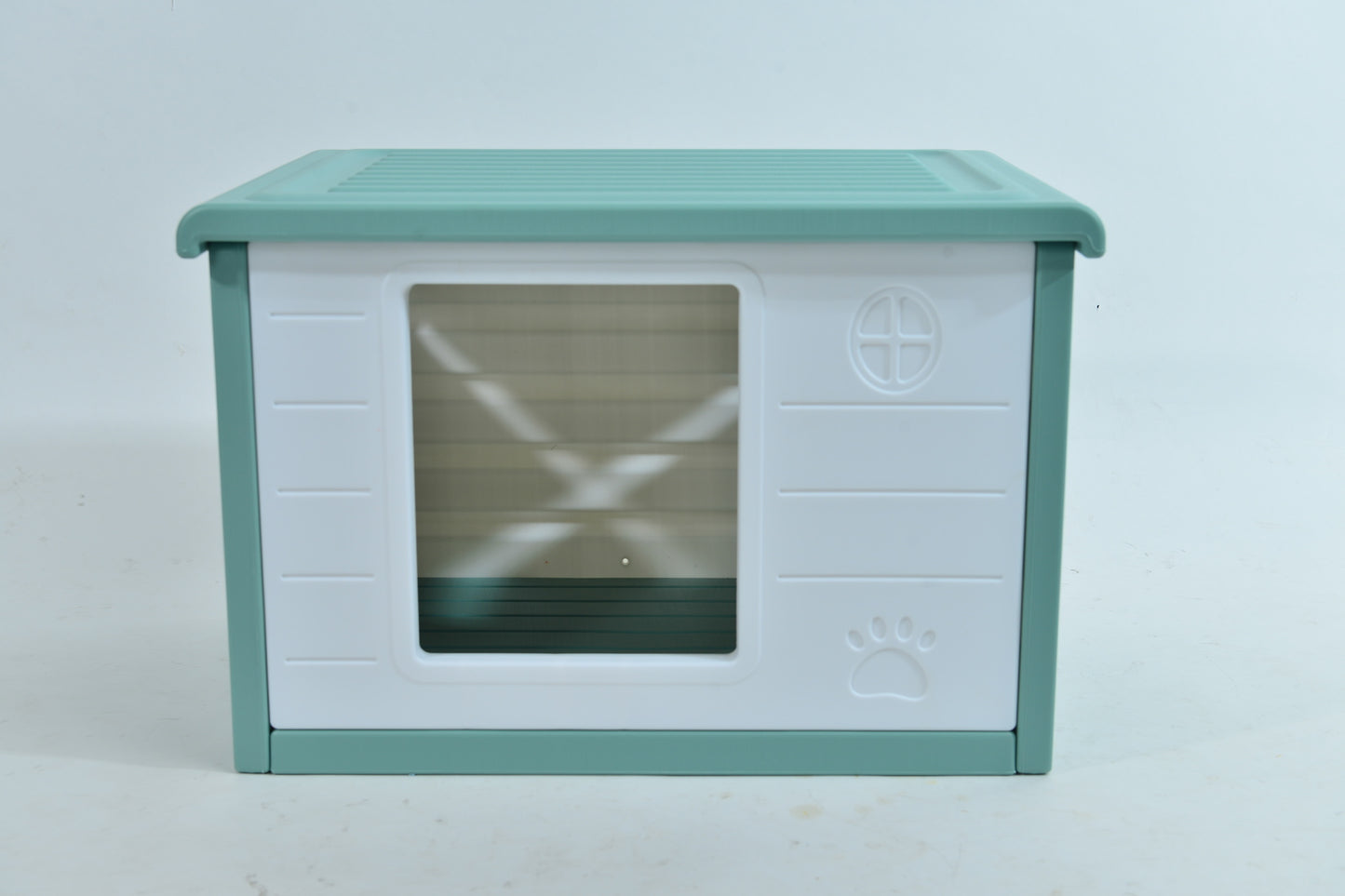 YES4PETS Small Plastic Pet Dog Puppy Cat House Kennel Green Pet Care > Cat Supplies > Cat Furniture Woofy and Whiskers