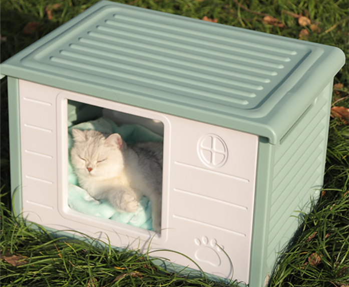 YES4PETS Small Plastic Pet Dog Puppy Cat House Kennel Green Pet Care > Cat Supplies > Cat Furniture Woofy and Whiskers