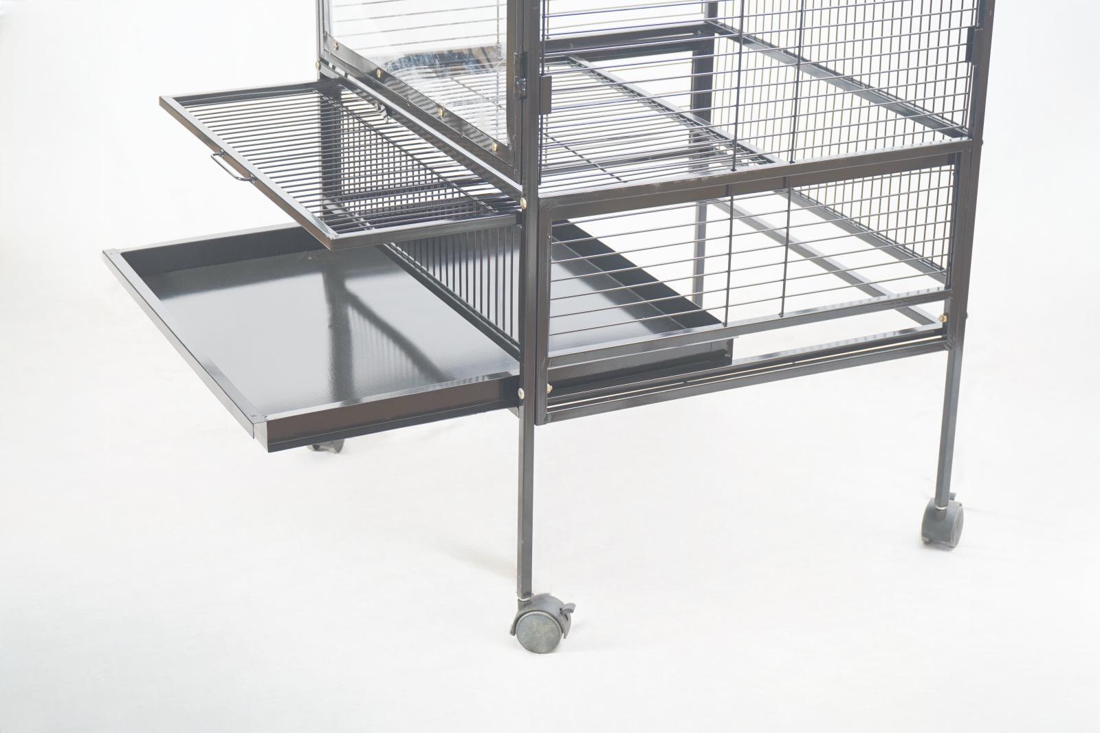 YES4PETS 174 cm Large Bird Budgie Cage Parrot Aviary With Metal Tray and Wheel Pet Care > Bird > Bird Cages & Stands YES4PETS