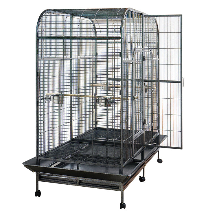 YES4PETS XXXL 185 cm Bird Cage Pet Parrot Aviary Perch Castor Wheel Removable Divider Pet Care > Bird > Bird Cages & Stands Woofy and Whiskers