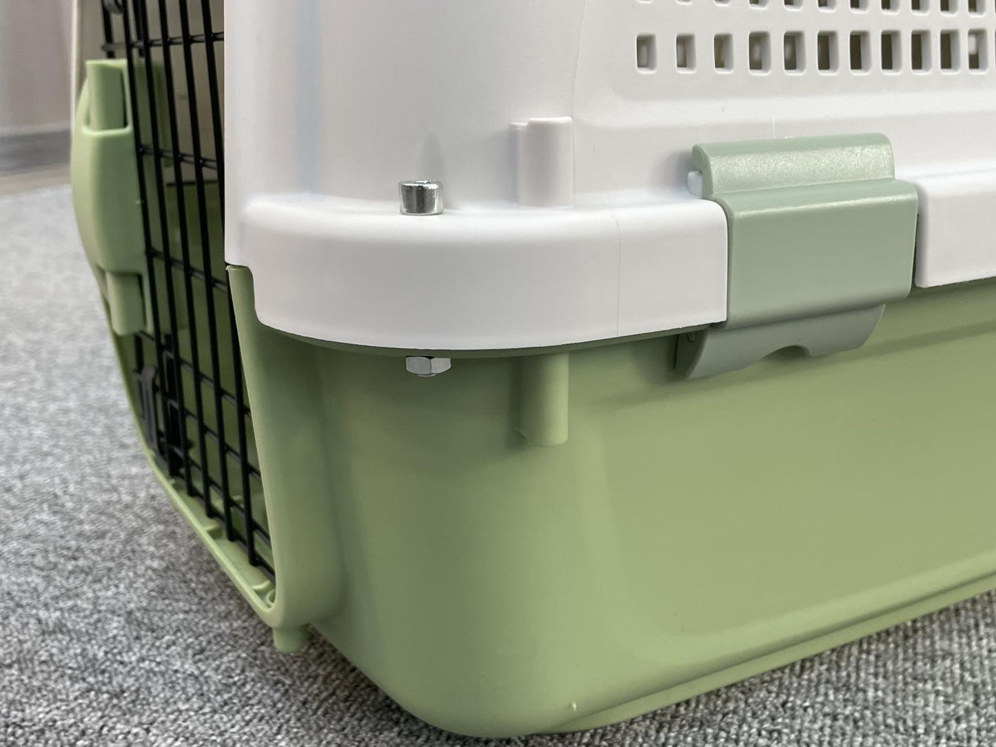 YES4PETS Small Dog Cat Rabbit Crate Pet Kitten Carrier Parrot Cage Green Pet Care > Dog Supplies > Dog Carriers & Crates Woofy and Whiskers