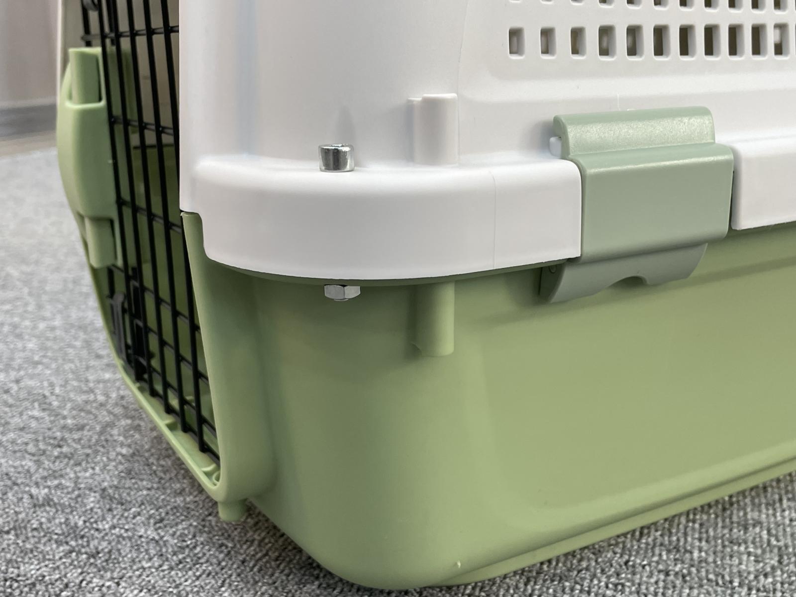 YES4PETS Small Dog Cat Rabbit Crate Pet Kitten Carrier Parrot Cage Green Pet Care > Dog Supplies > Dog Carriers & Crates Woofy and Whiskers