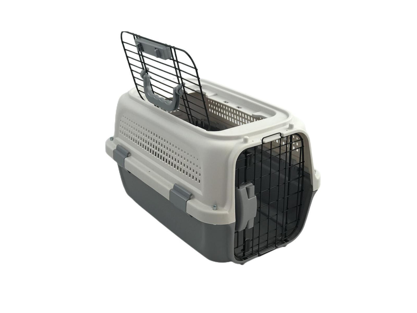 YES4PETS Small Dog Cat Rabbit Crate Pet Kitten Carrier Parrot Cage Grey Pet Care > Dog Supplies > Dog Carriers & Crates Woofy and Whiskers