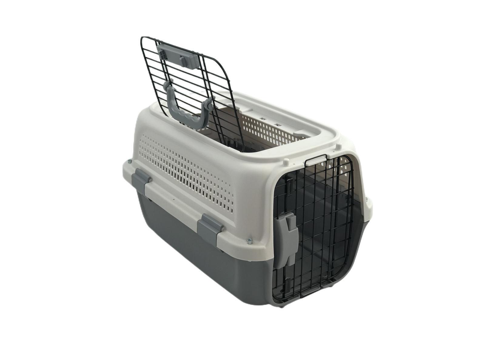 YES4PETS Small Dog Cat Rabbit Crate Pet Kitten Carrier Parrot Cage Grey Pet Care > Dog Supplies > Dog Carriers & Crates Woofy and Whiskers