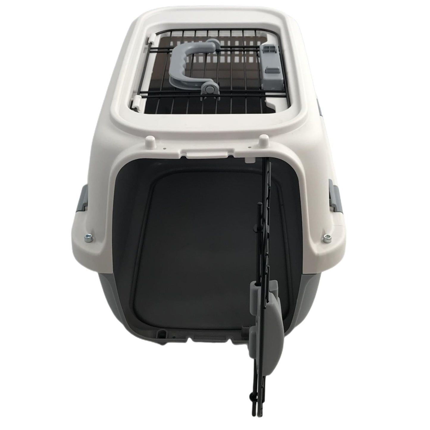YES4PETS Small Dog Cat Rabbit Crate Pet Kitten Carrier Parrot Cage Grey Pet Care > Dog Supplies > Dog Carriers & Crates Woofy and Whiskers