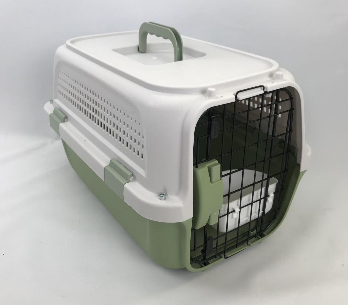 YES4PETS Small Dog Cat Rabbit Crate Pet Kitten Carrier Parrot Cage Green Pet Care > Dog Supplies > Dog Carriers & Crates Woofy and Whiskers