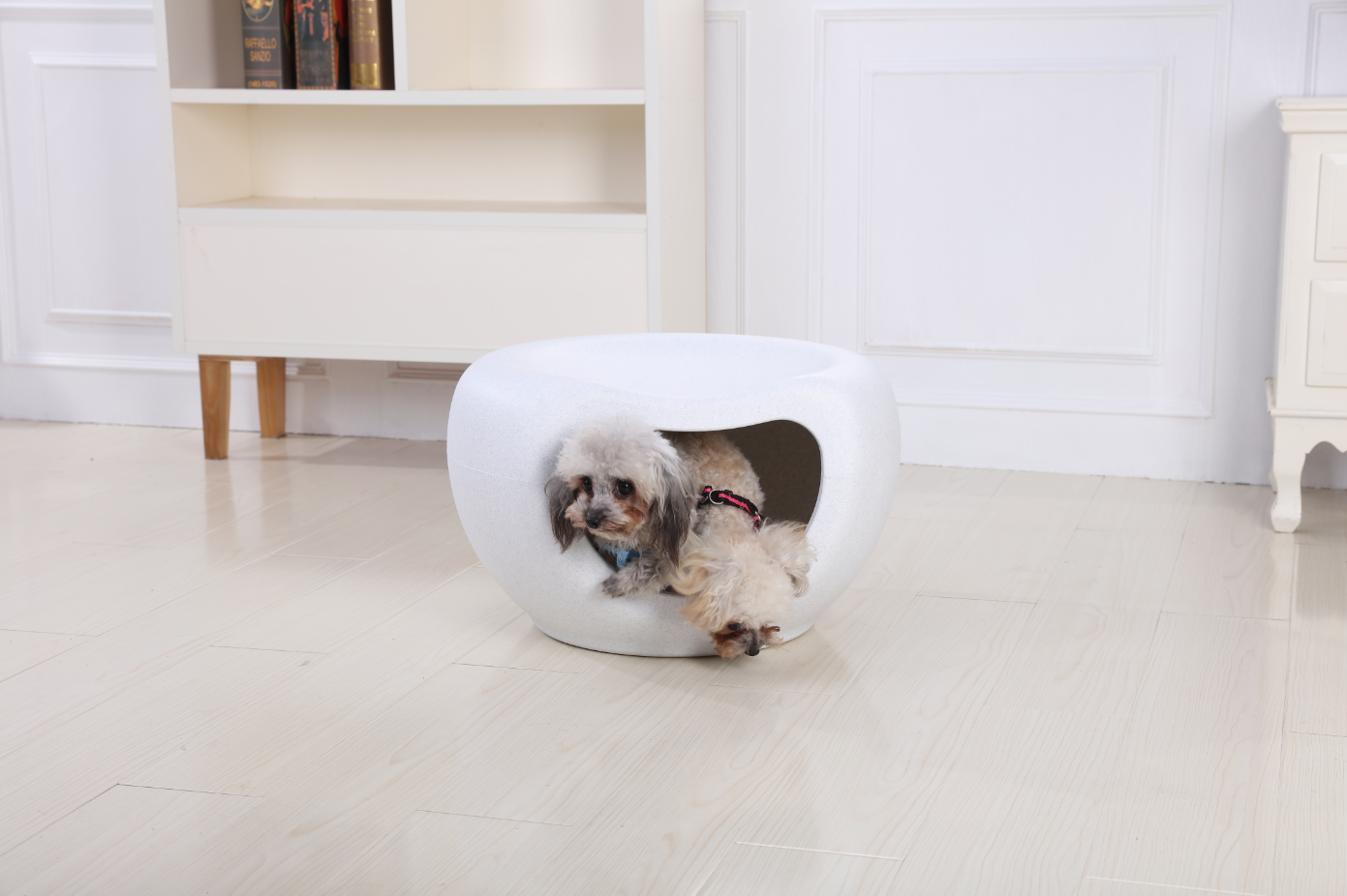 YES4PETS Cat Kitten Bed Cave Small Dog House Kennel Plastic Pet Pod Bedding Igloo White Pet Care > Cat Supplies > Cat Furniture YES4PETS