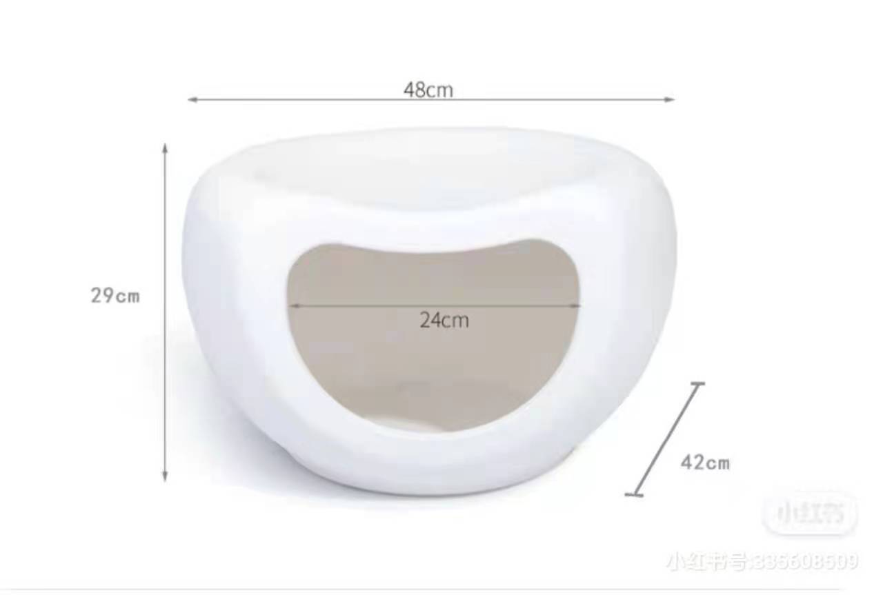 YES4PETS Cat Kitten Bed Cave Small Dog House Kennel Plastic Pet Pod Bedding Igloo White Pet Care > Cat Supplies > Cat Furniture YES4PETS