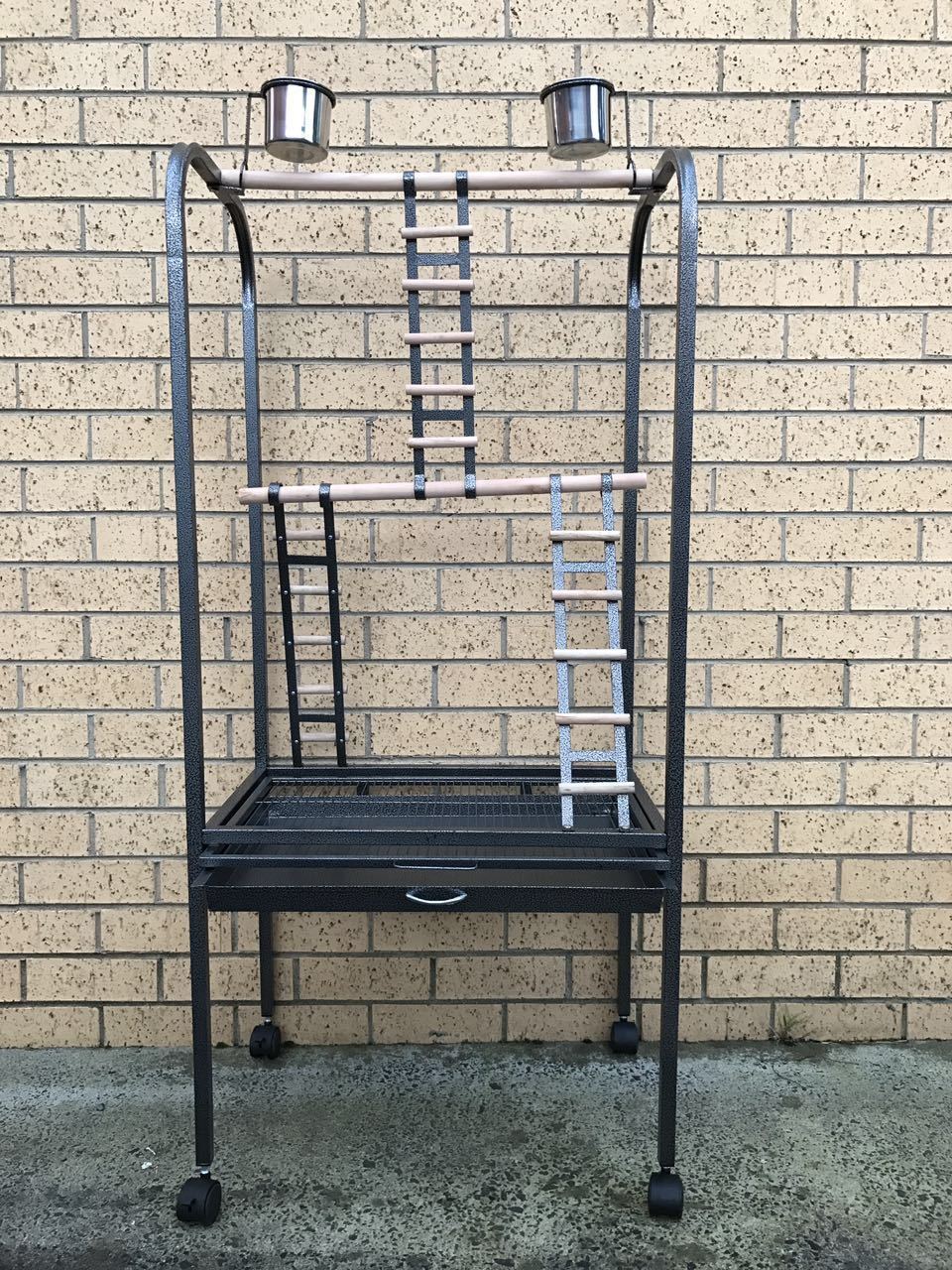 YES4PETS 140 CM Bird Parrot Canary Bird Play Stand Gym With Ladder Pet Care > Bird > Bird Cages & Stands YES4PETS