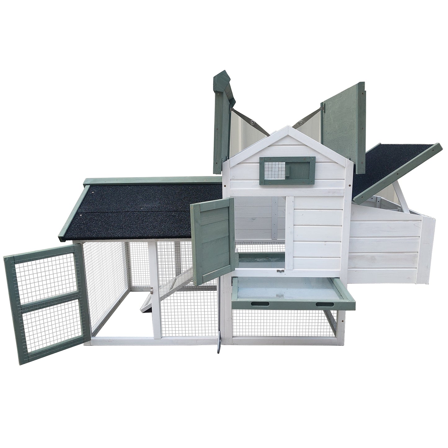 YES4PETS Medium Chicken Coop Rabbit Hutch Guinea Pig Cage Ferret House Pet Care > Coops & Hutches > Small Animal Habitats & Cages YES4PETS