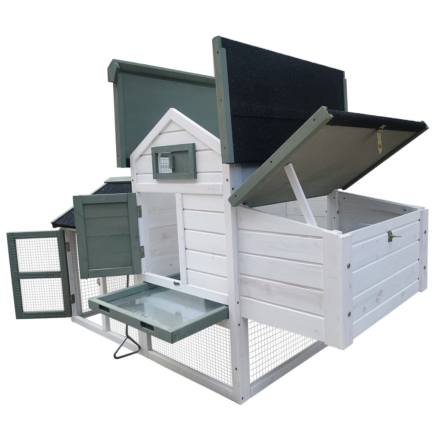 YES4PETS Medium Chicken Coop Rabbit Hutch Guinea Pig Cage Ferret House Pet Care > Coops & Hutches > Small Animal Habitats & Cages YES4PETS