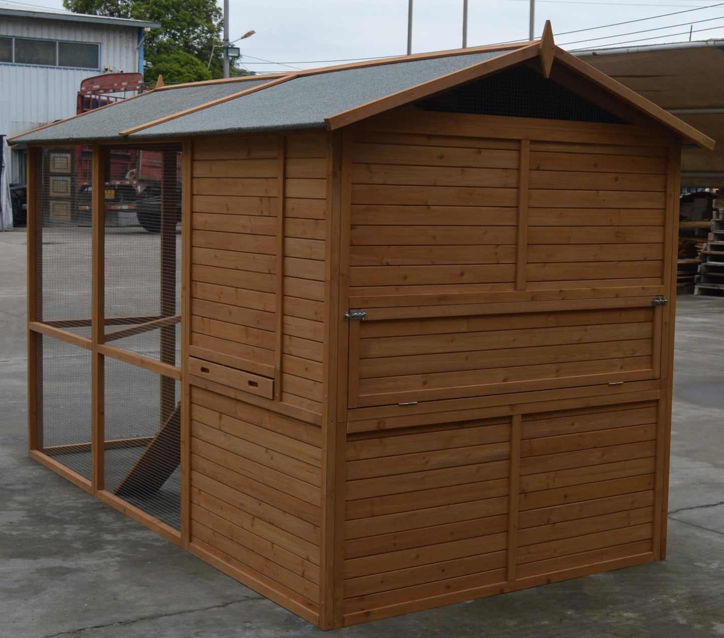 YES4PETS XXXL Walk-in Chicken Coop Rabbit Guinea Pig Hutch Ferret Hen Cat House Pet Care > Coops & Hutches > Small Animal Habitats & Cages Woofy and Whiskers