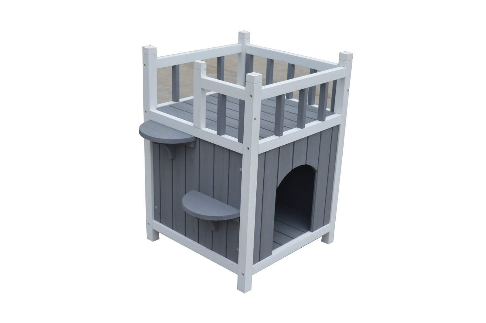 YES4PETS Cat Shelter Condo with Escape Door Rabbit Kitty Dog House Cave Pet Care > Coops & Hutches > Small Animal Habitats & Cages Woofy and Whiskers