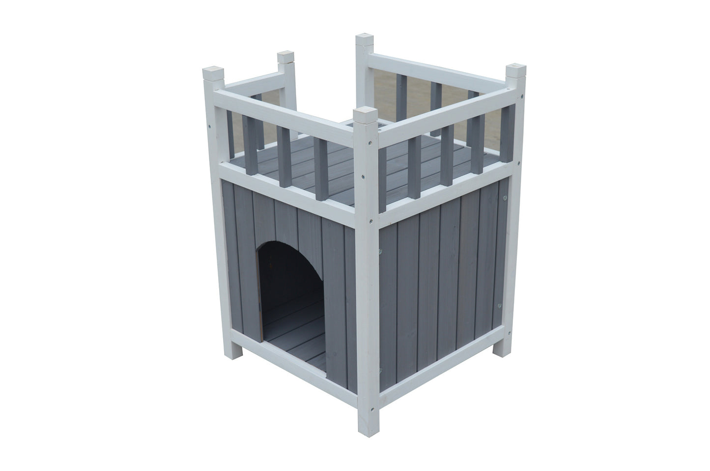 YES4PETS Cat Shelter Condo with Escape Door Rabbit Kitty Dog House Cave Pet Care > Coops & Hutches > Small Animal Habitats & Cages Woofy and Whiskers