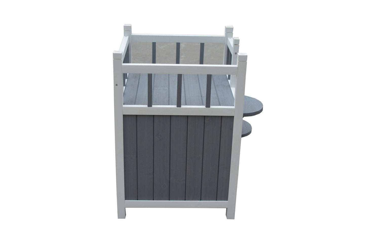 YES4PETS Cat Shelter Condo with Escape Door Rabbit Kitty Dog House Cave Pet Care > Coops & Hutches > Small Animal Habitats & Cages Woofy and Whiskers