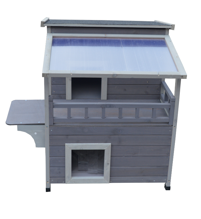 YES4PETS Rabbit Hutch Cat House Outdoor Wooden Shelter Condo Small Dog Enclosure Pet Care > Cat Supplies > Cat Furniture Woofy and Whiskers