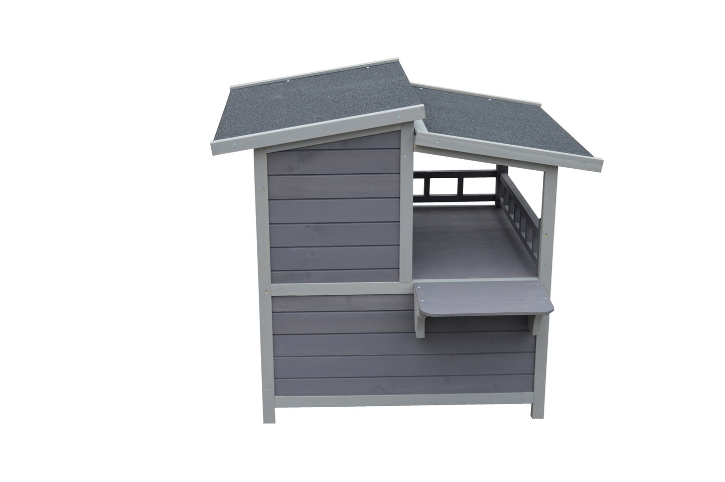 YES4PETS 2 Story Cat Shelter Condo with Escape Door Rainproof Kitty House Pet Care > Cat Supplies > Cat Furniture Woofy and Whiskers