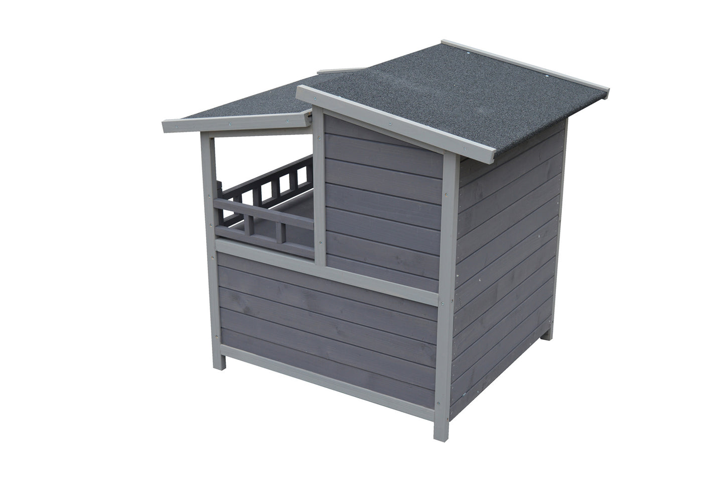 YES4PETS 2 Story Cat Shelter Condo with Escape Door Rainproof Kitty House Pet Care > Cat Supplies > Cat Furniture Woofy and Whiskers