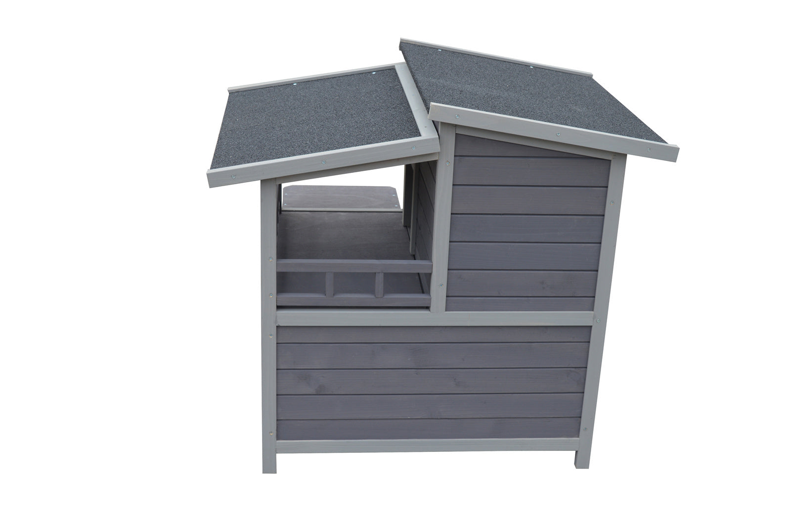 YES4PETS 2 Story Cat Shelter Condo with Escape Door Rainproof Kitty House Pet Care > Cat Supplies > Cat Furniture Woofy and Whiskers