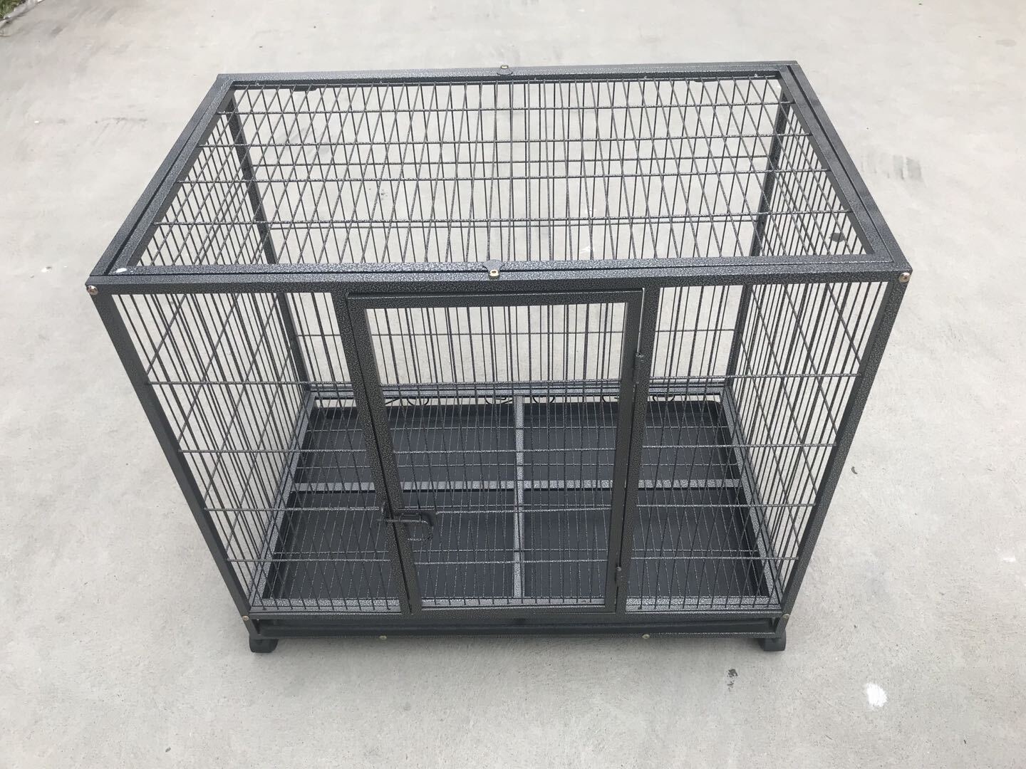 YES4PETS Medium Pet Dog Cat Bird Parrot Cage Metal Rabbit Crate Carrier Kennel Wheel & Tray Pet Care > Coops & Hutches > Small Animal Habitats & Cages Woofy and Whiskers