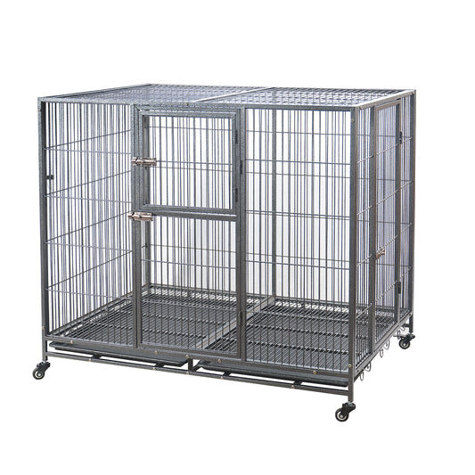 YES4PETS XXL Pet Dog Cat Cage Metal Crate Kennel Portable Puppy Cat Rabbit House Pet Care > Coops & Hutches > Small Animal Habitats & Cages Woofy and Whiskers