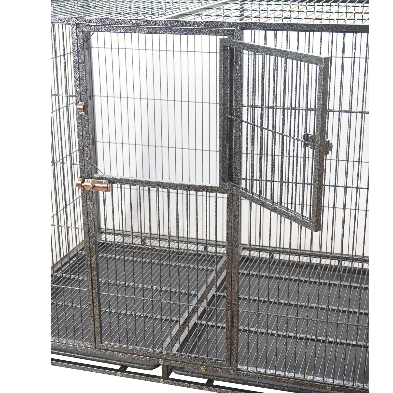 YES4PETS XXL Pet Dog Cat Cage Metal Crate Kennel Portable Puppy Cat Rabbit House Pet Care > Coops & Hutches > Small Animal Habitats & Cages Woofy and Whiskers