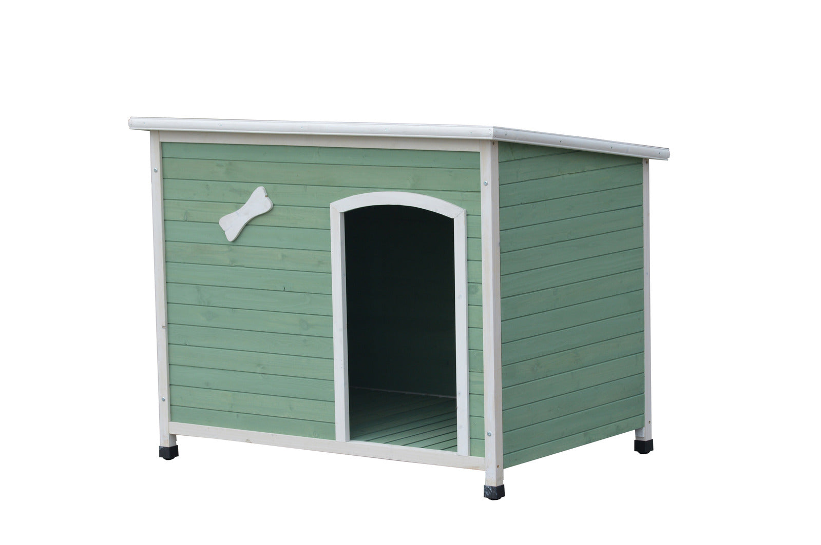 YES4PETS Medium Timber Pet Dog Kennel House Puppy Wooden Timber Cabin With Stripe wooden dog kennel YES4PETS