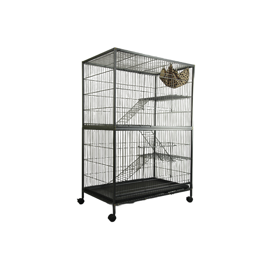 YES4PETS Pet 140cm 4 Level Bird Ferret Parrot Cage Aviary Cat Castor Pet Care > Bird > Bird Cages & Stands YES4PETS