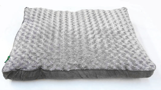 YES4PETS Medium Dog Puppy Pad Bed Kennel Mat Cushion Bed 85 x 60 cm Blue / Grey Pet Care > Dog Supplies > Dog Beds Woofy and Whiskers
