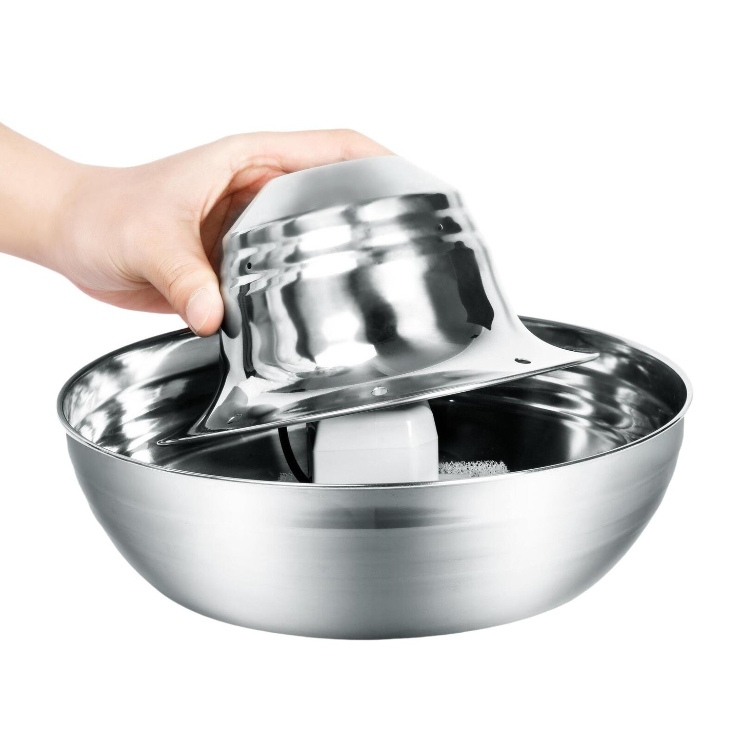 YES4PETS 2L Automatic Electric Pet Water Fountain Dog Cat Stainless Steel Feeder Bowl Dispenser Pet Care > Dog Supplies > Dog Bowls, Feeders & Waterers Woofy and Whiskers