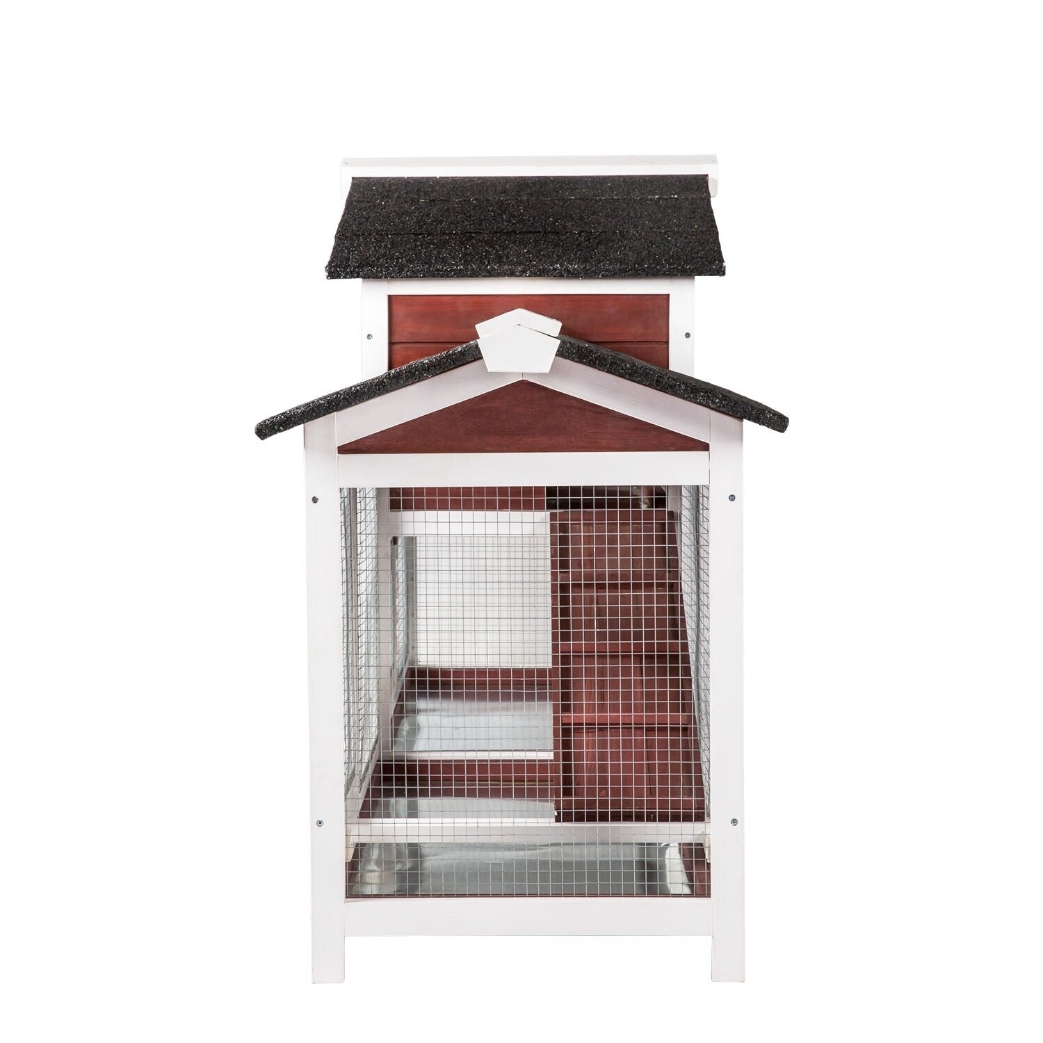 YES4PETS Double Storey Large Rabbit Hutch Guinea Pig Cat Cage , Ferret Cage With Pull Out Tray Pet Care > Coops & Hutches > Small Animal Habitats & Cages YES4PETS