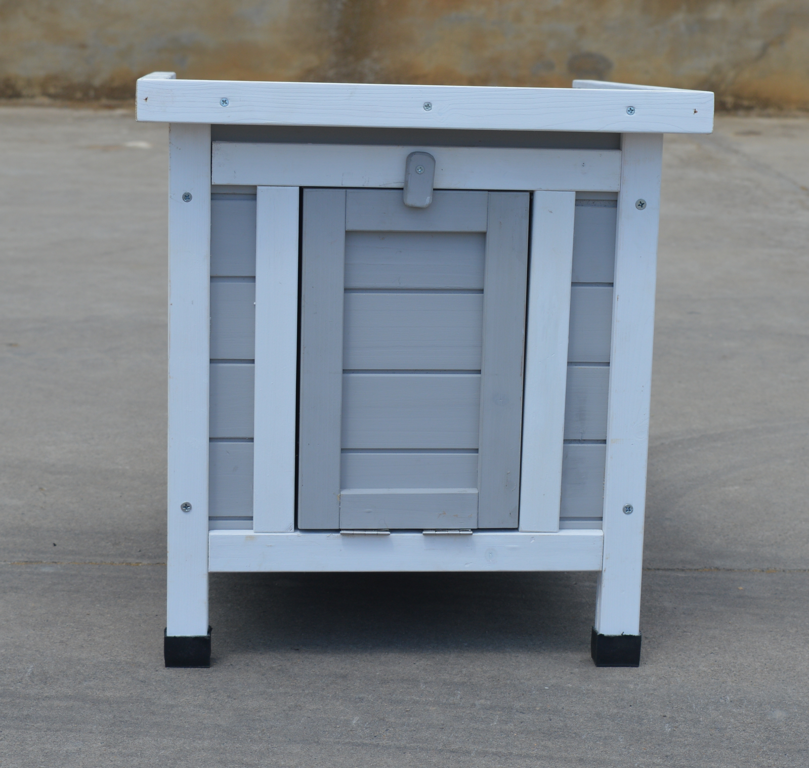 YES4PETS Grey Small Chicken Coop Rabbit Hutch Ferret Cage Guinea Pig Dog Cat Nesting Box Pet Care > Coops & Hutches > Small Animal Habitats & Cages YES4PETS