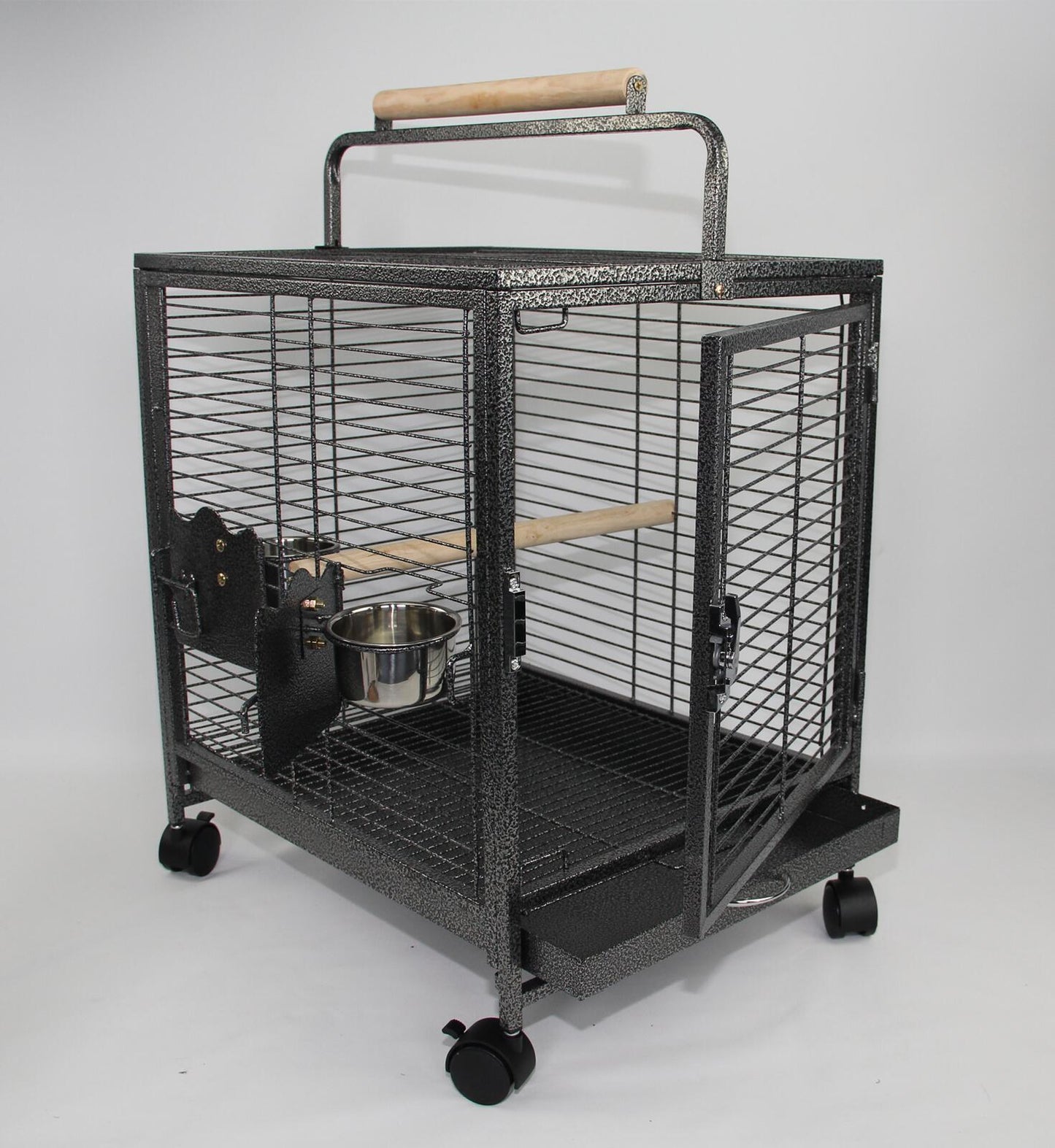 YES4PETS Small Bird Transport Budgie Cage Parrot Aviary Carrier With Wheel Pet Care > Bird > Bird Cages & Stands YES4PETS
