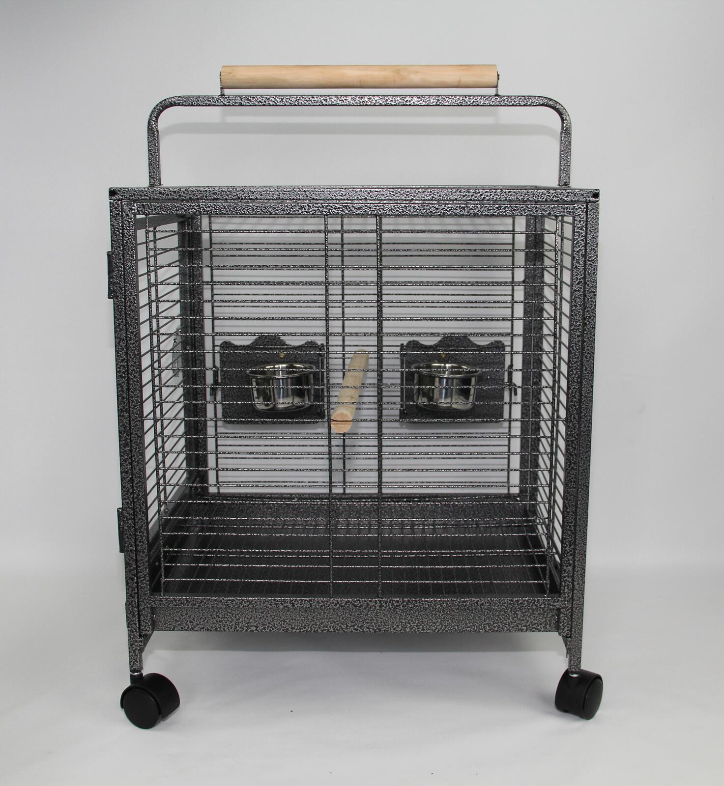 YES4PETS Small Bird Transport Budgie Cage Parrot Aviary Carrier With Wheel Pet Care > Bird > Bird Cages & Stands YES4PETS