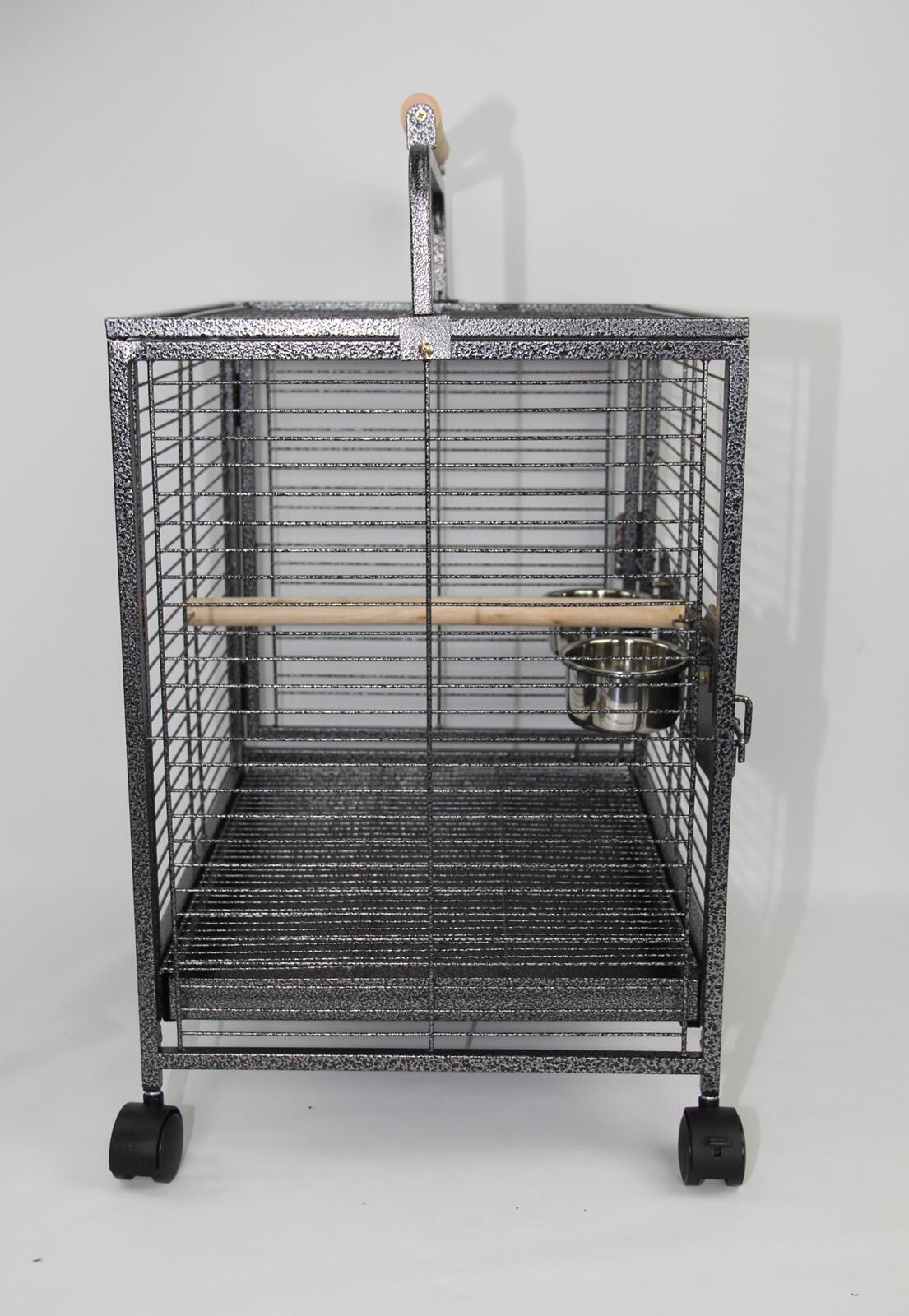 YES4PETS Small Bird Transport Budgie Cage Parrot Aviary Carrier With Wheel Pet Care > Bird > Bird Cages & Stands YES4PETS