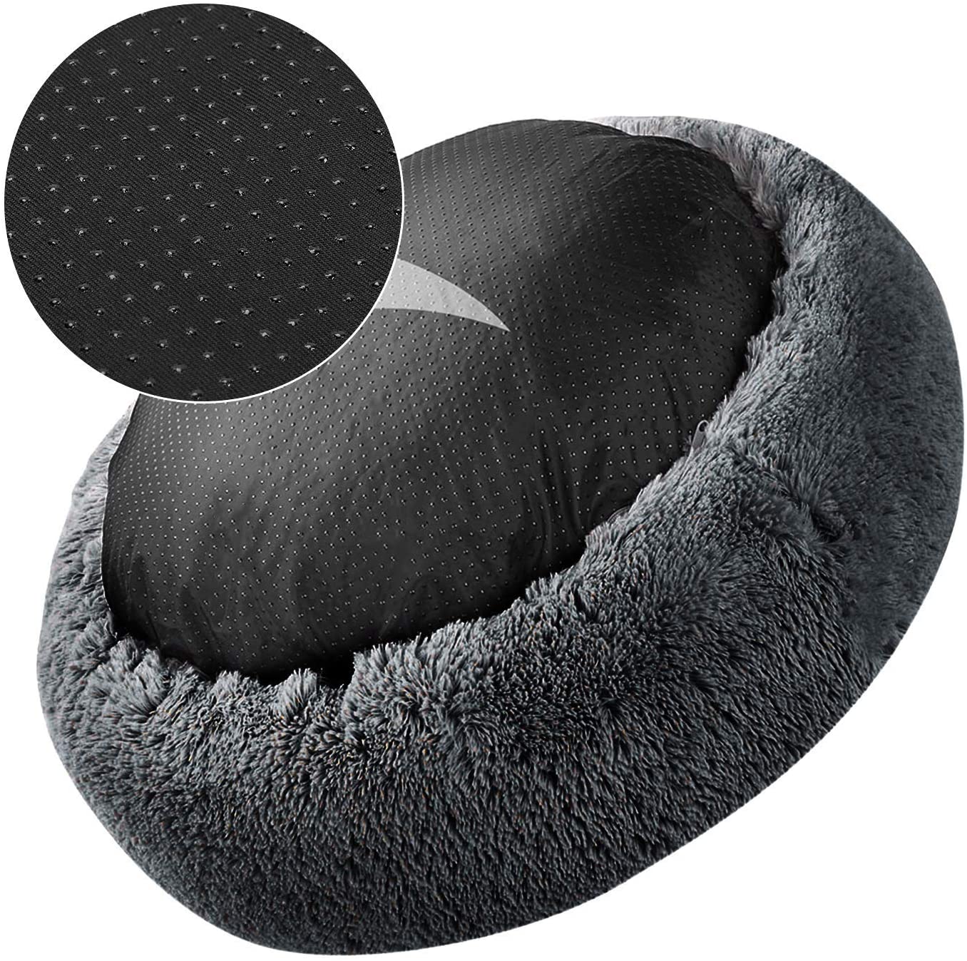 Soft Dog Bed Round Washable Plush Pet Kennel Cat Bed Mat Sofa Medium 60cm Pet Care > Dog Supplies > Dog Beds Woofy and Whiskers